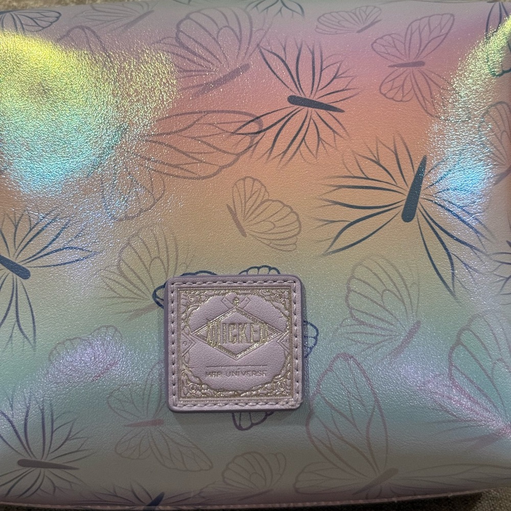 Wicked Glinda Butterfly Iridescent Cosmetic Bag - Picture 3 of 10